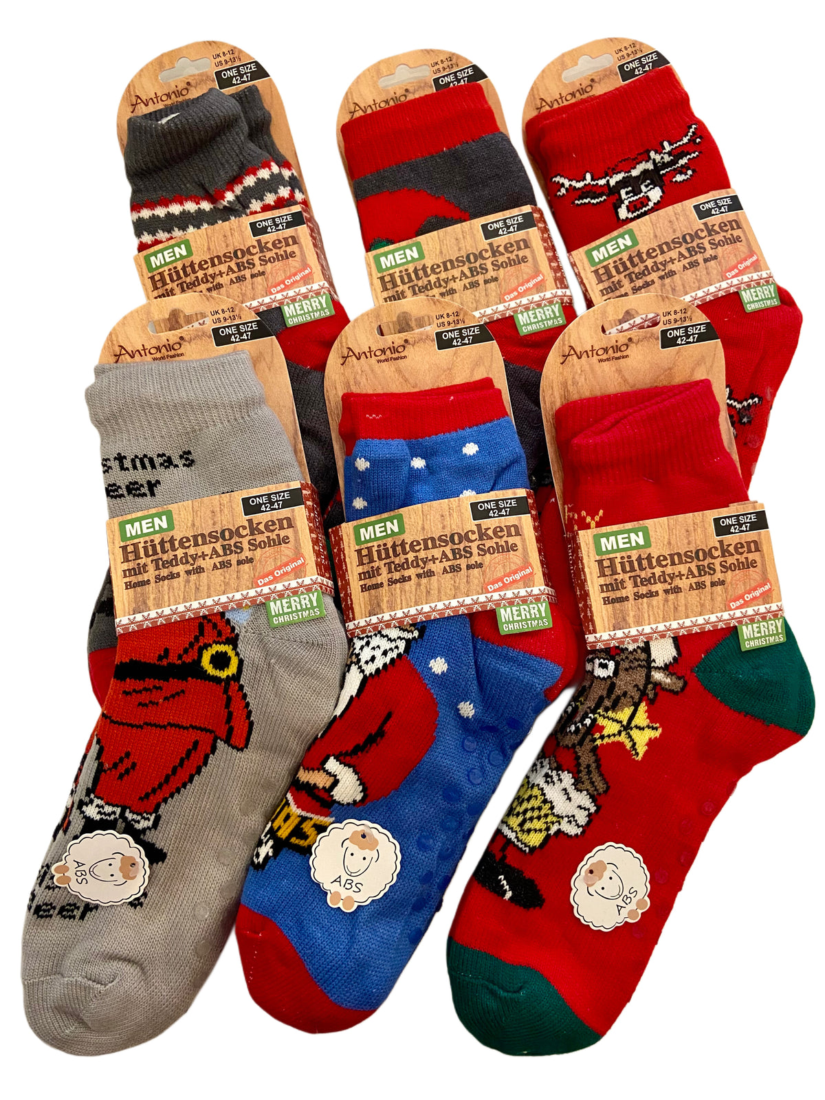 Herren Hüttensocke, Weihnachten, One Size