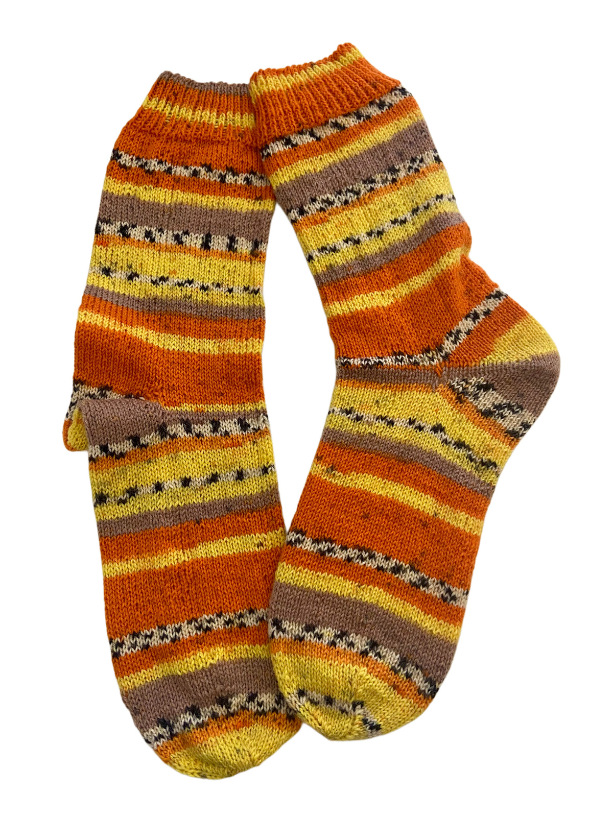 Handgestrickte Socken, Gr. 43/44