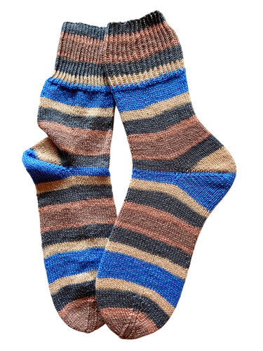 Handgestrickte Socken, Gr. 42/43
