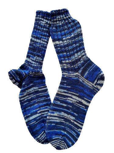 Handgestrickte Socken, Gr. 46/47