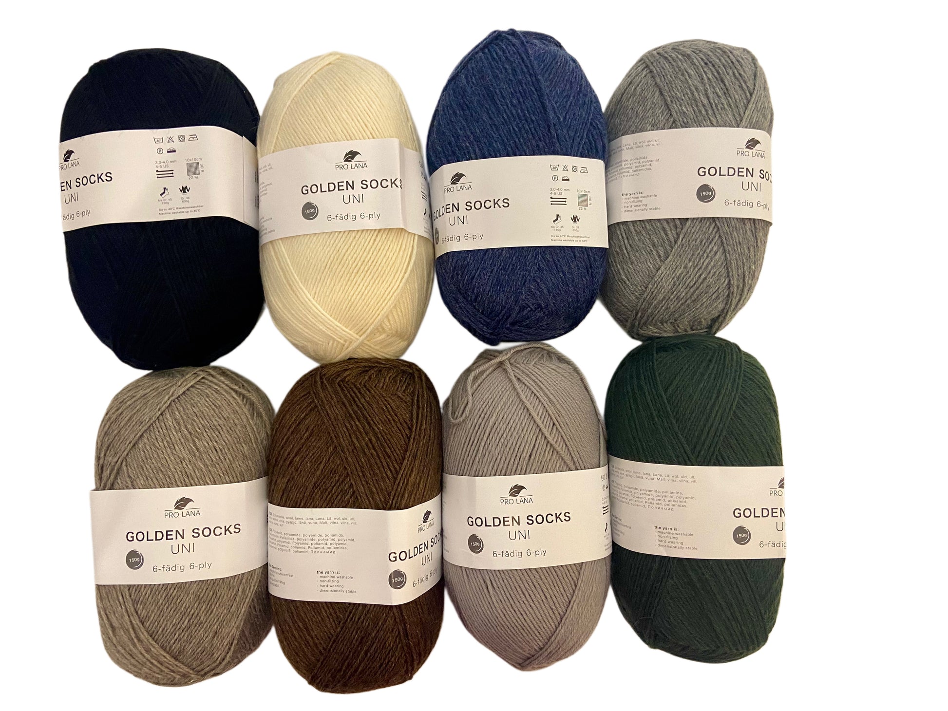 Pro Lana, Golden Socks UNI, 6-fach, (9,95€ / 150g)