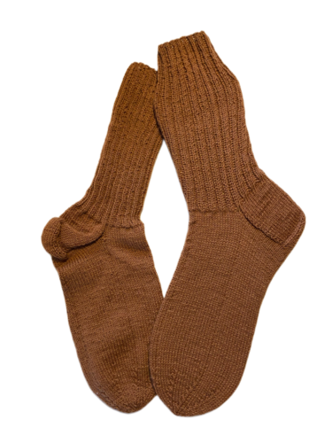 Handgestrickte Socken, Gr. 46/47