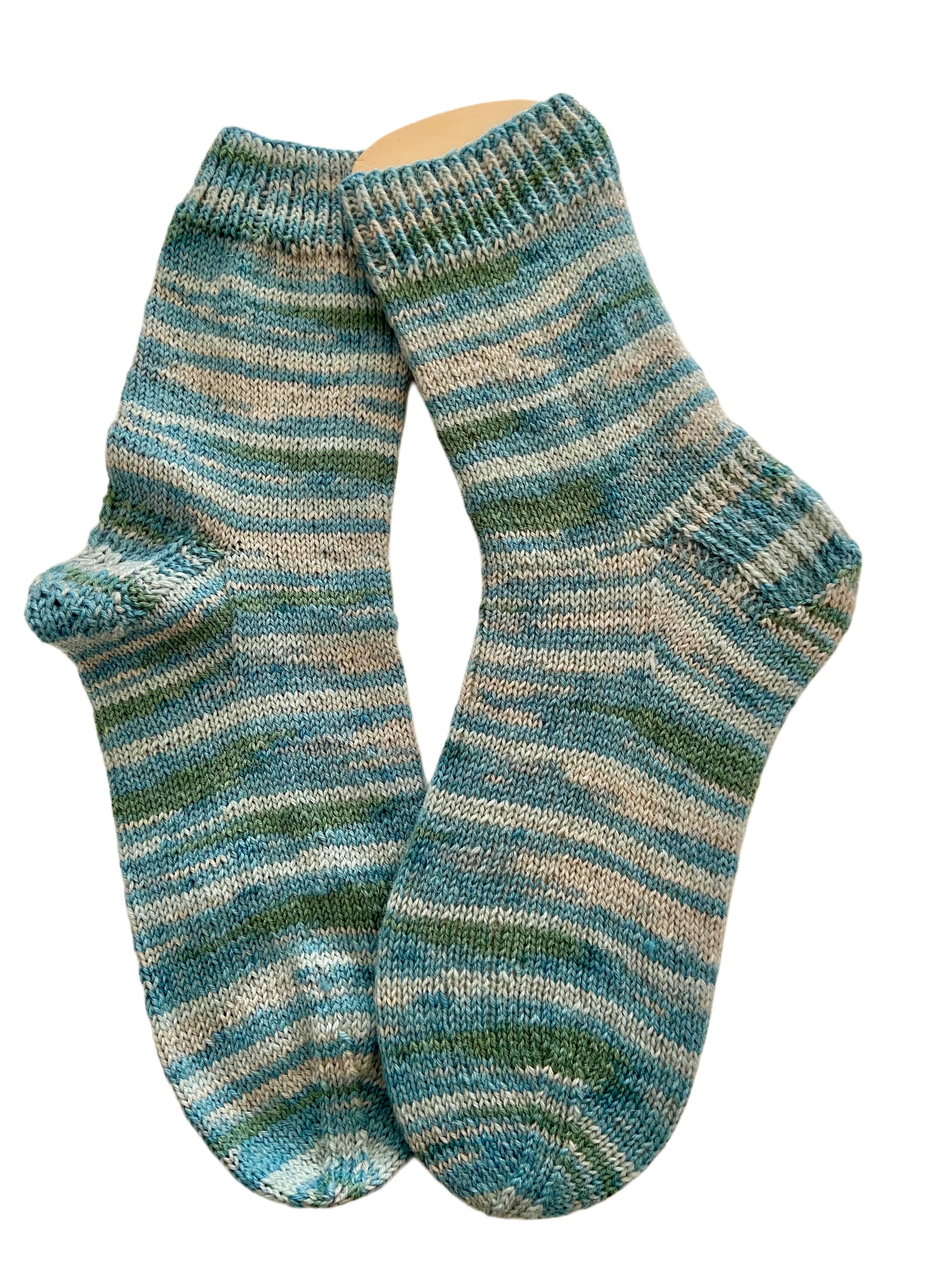 Handgestrickte Socken, Gr. 41/42