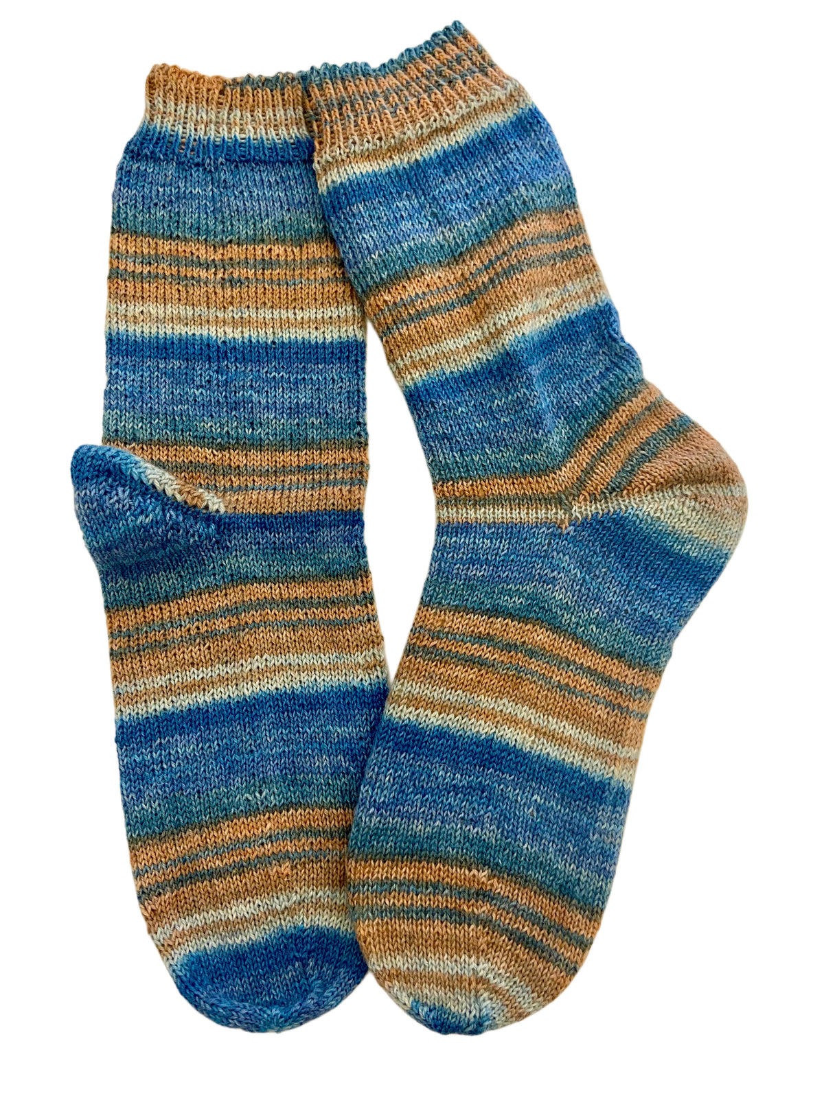 Handgestrickte Socken, Gr. 42/43