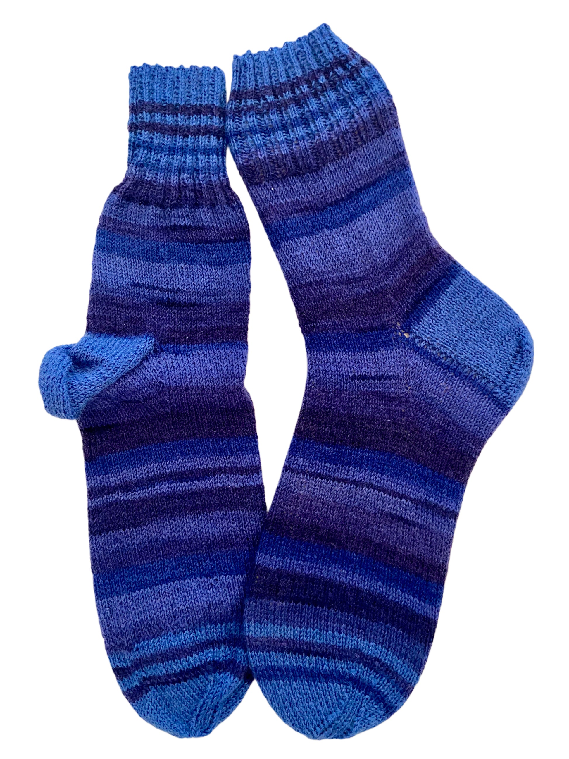Handgestrickte Socken, Gr. 42/43