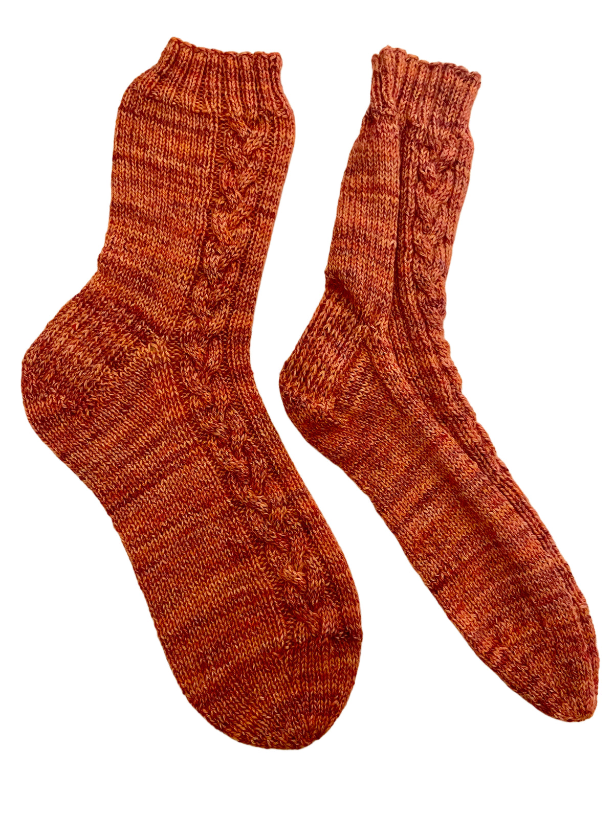 Handgestrickte Socken, Gr. 39/40