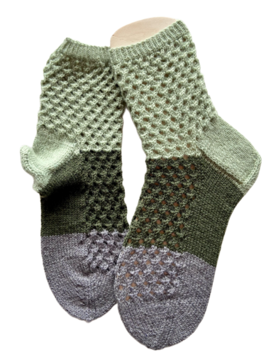 Handgestrickte Socken, Gr. 40/41