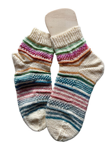 Handgestrickte Socken, Gr. 40/41