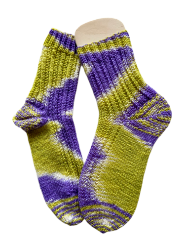 Handgestrickte Socken, Gr. 40/41