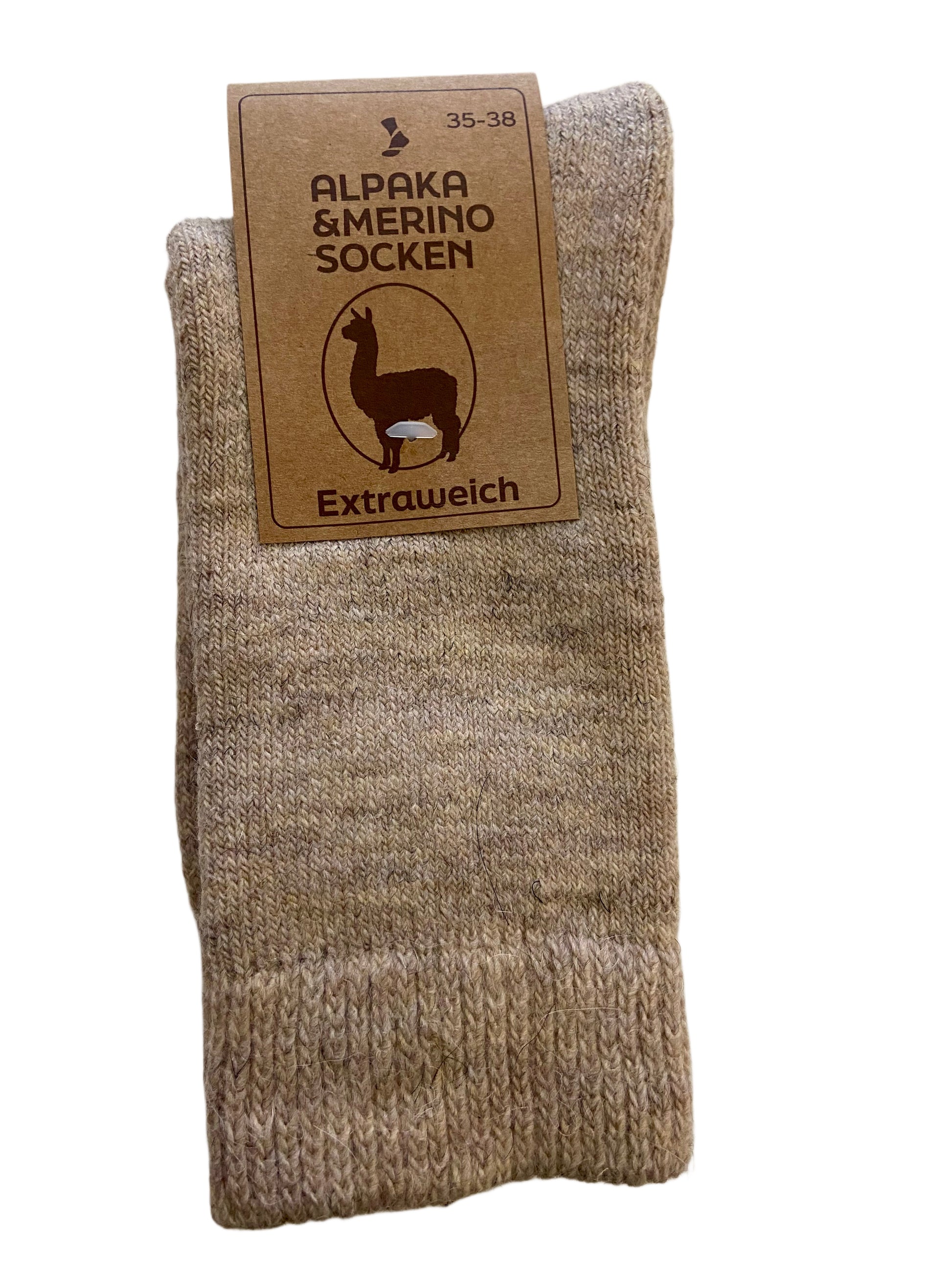Damensocke Alpaka / Merino