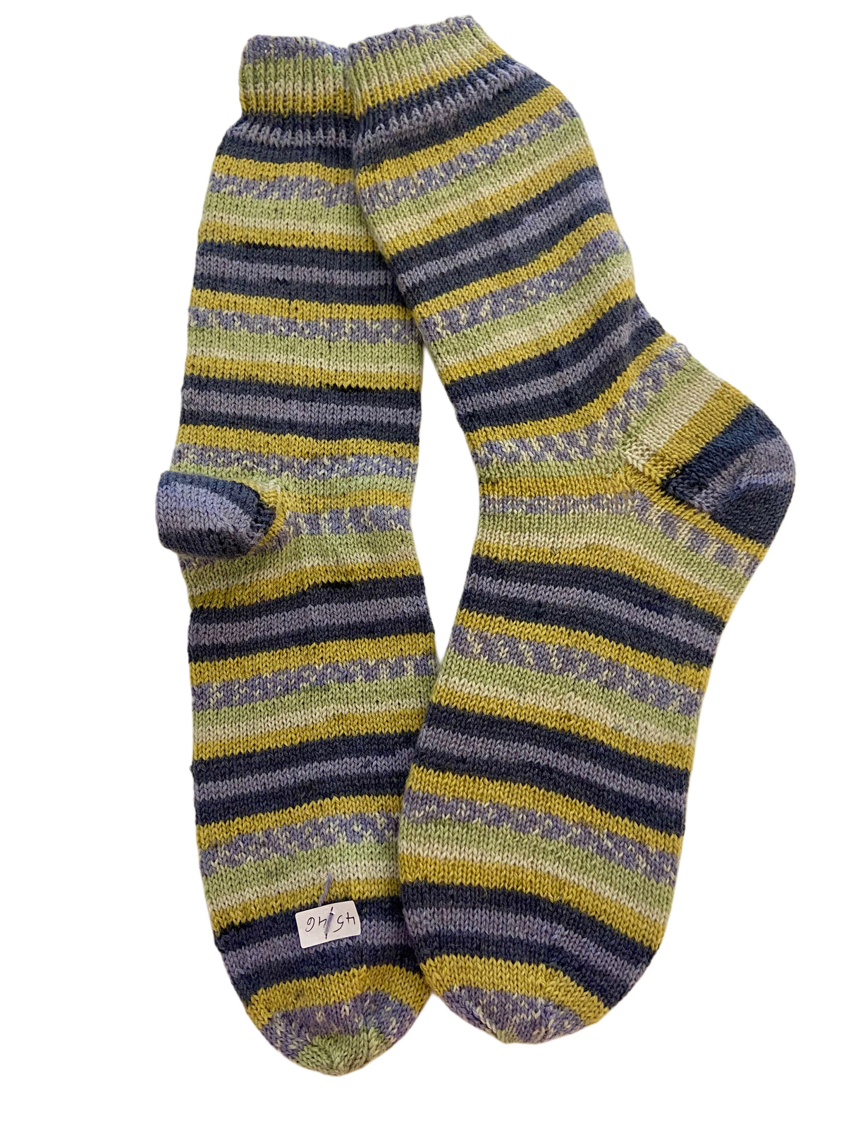 Handgestrickte Socken, Gr. 45/46