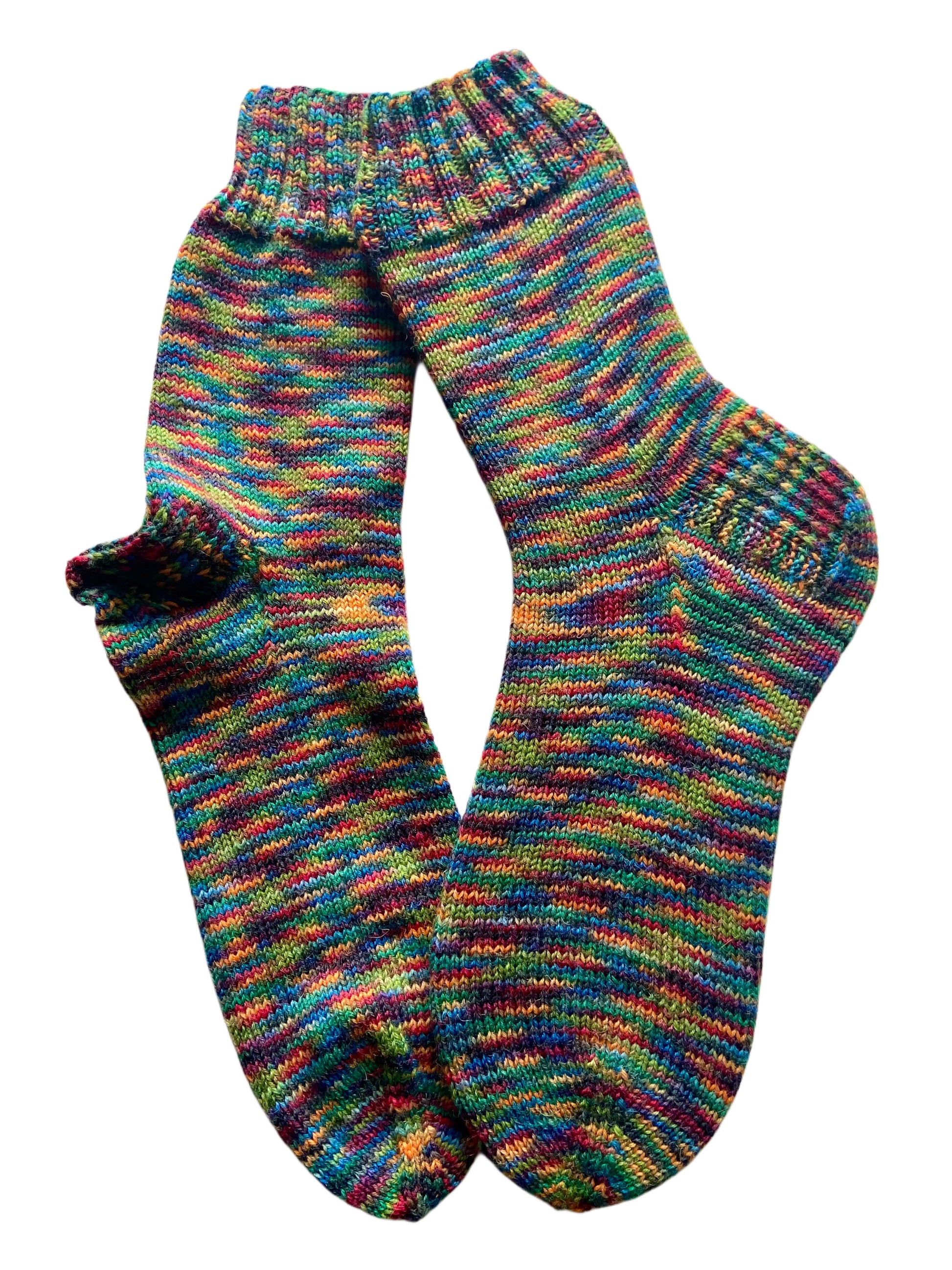 Handgestrickte Socken, Gr. 39/40