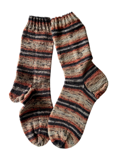 Handgestrickte Socken, Gr. 40/41