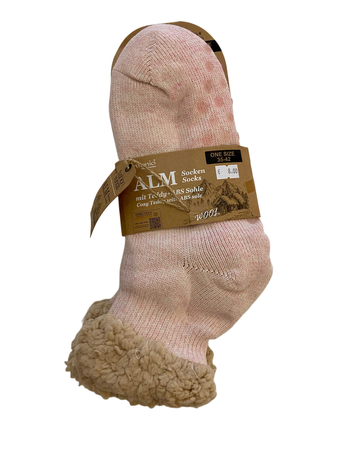 Almsocken mit Teddy und ABS, ONE SIZE Damen