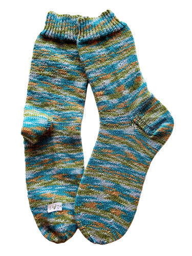 Handgestrickte Socken, Gr. 42/43