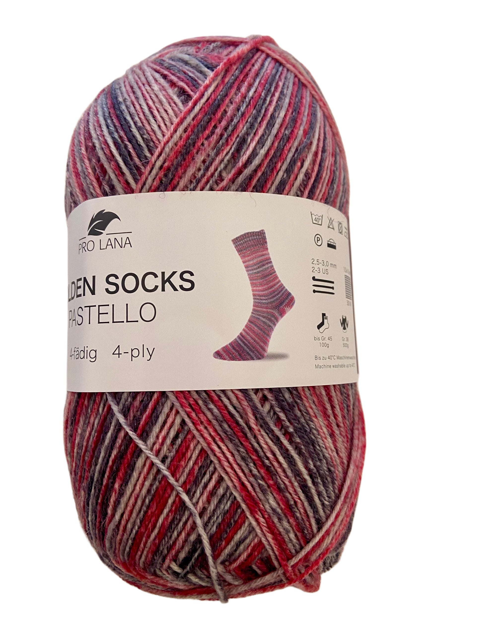 Pro Lana, Golden Socks PASTELLO, 4-fach, (6,95€ / 100g)