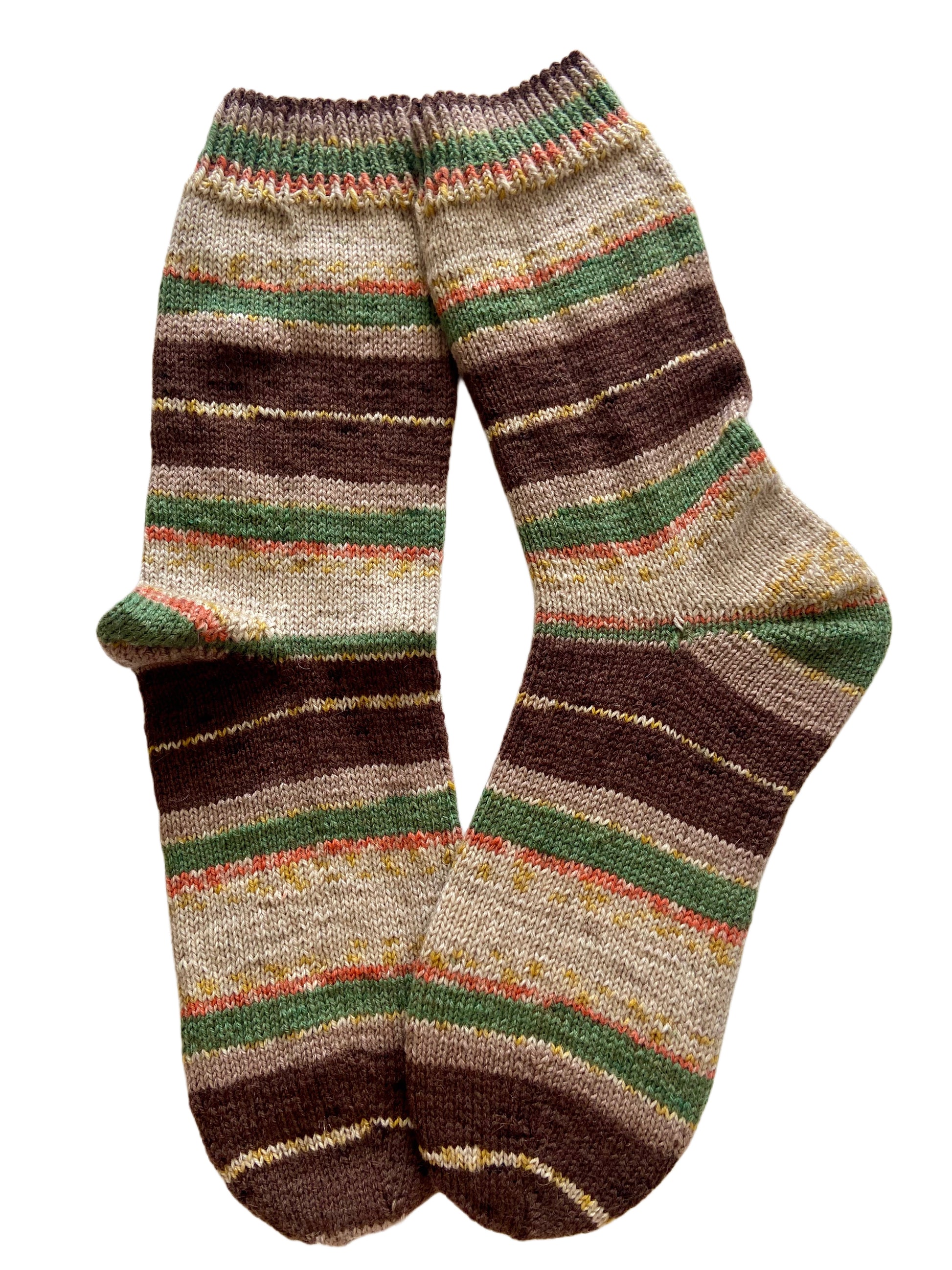 Handgestrickte Socken mit ALPAKA, Gr. 45/46