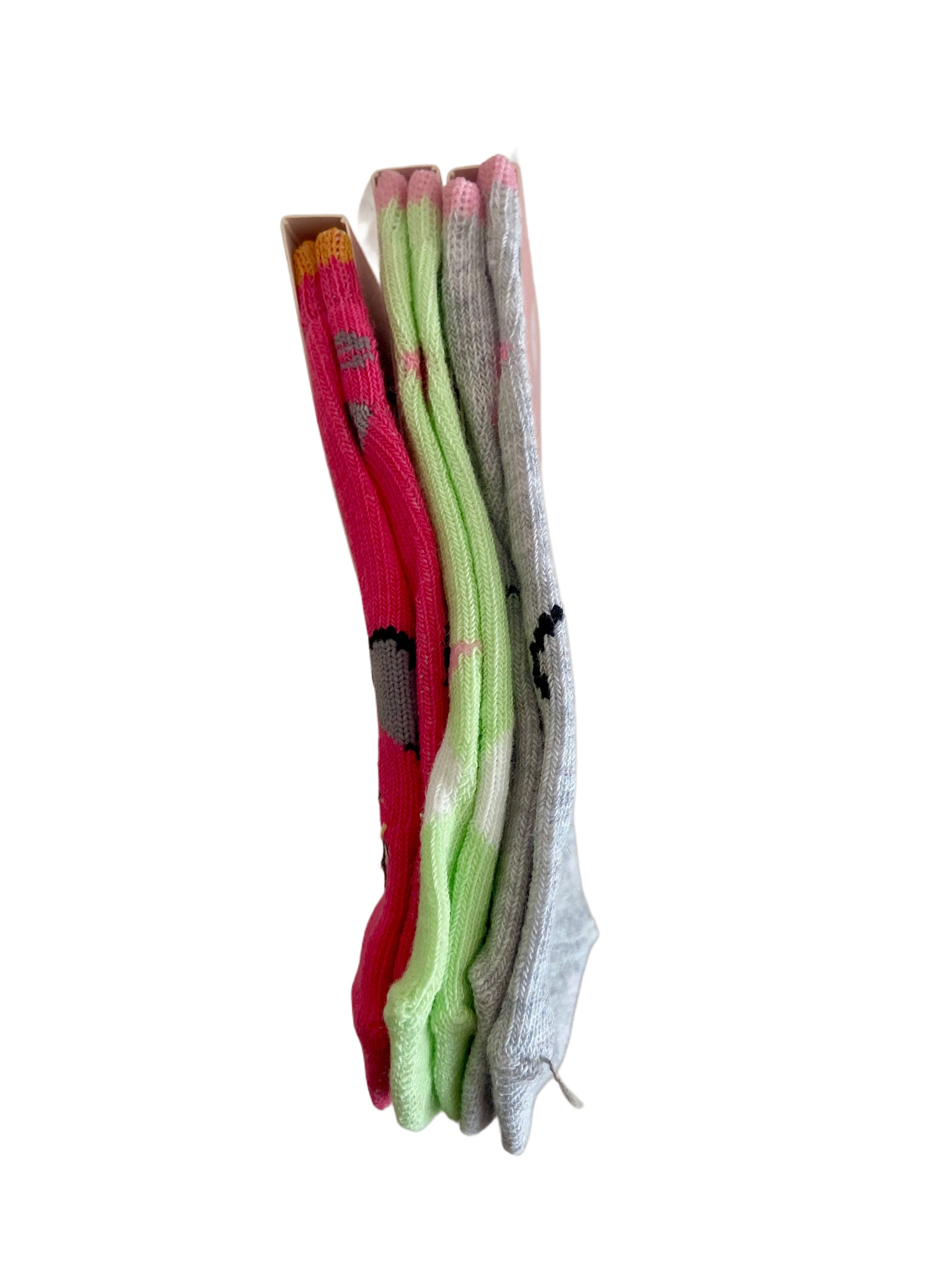 Kindersneaker Tiergesichter, 3er Pack