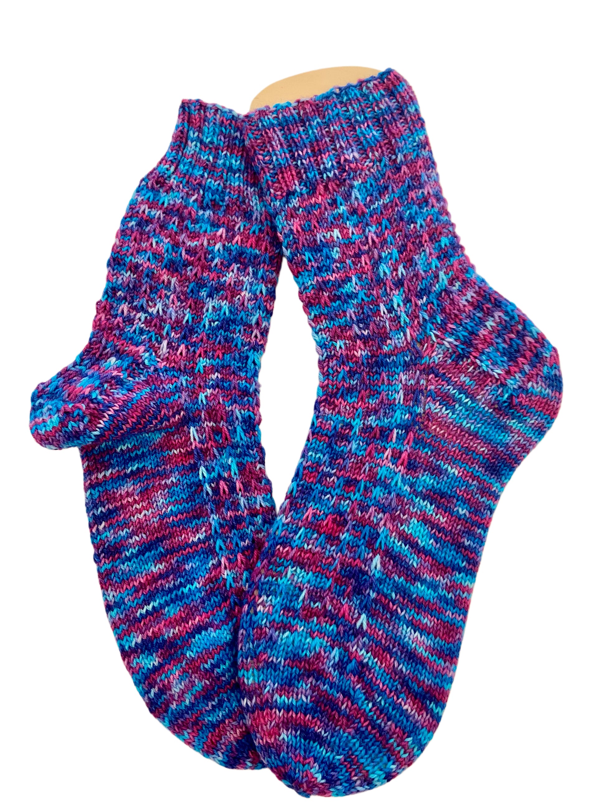 Handgestrickte Socken, Gr. 40/41