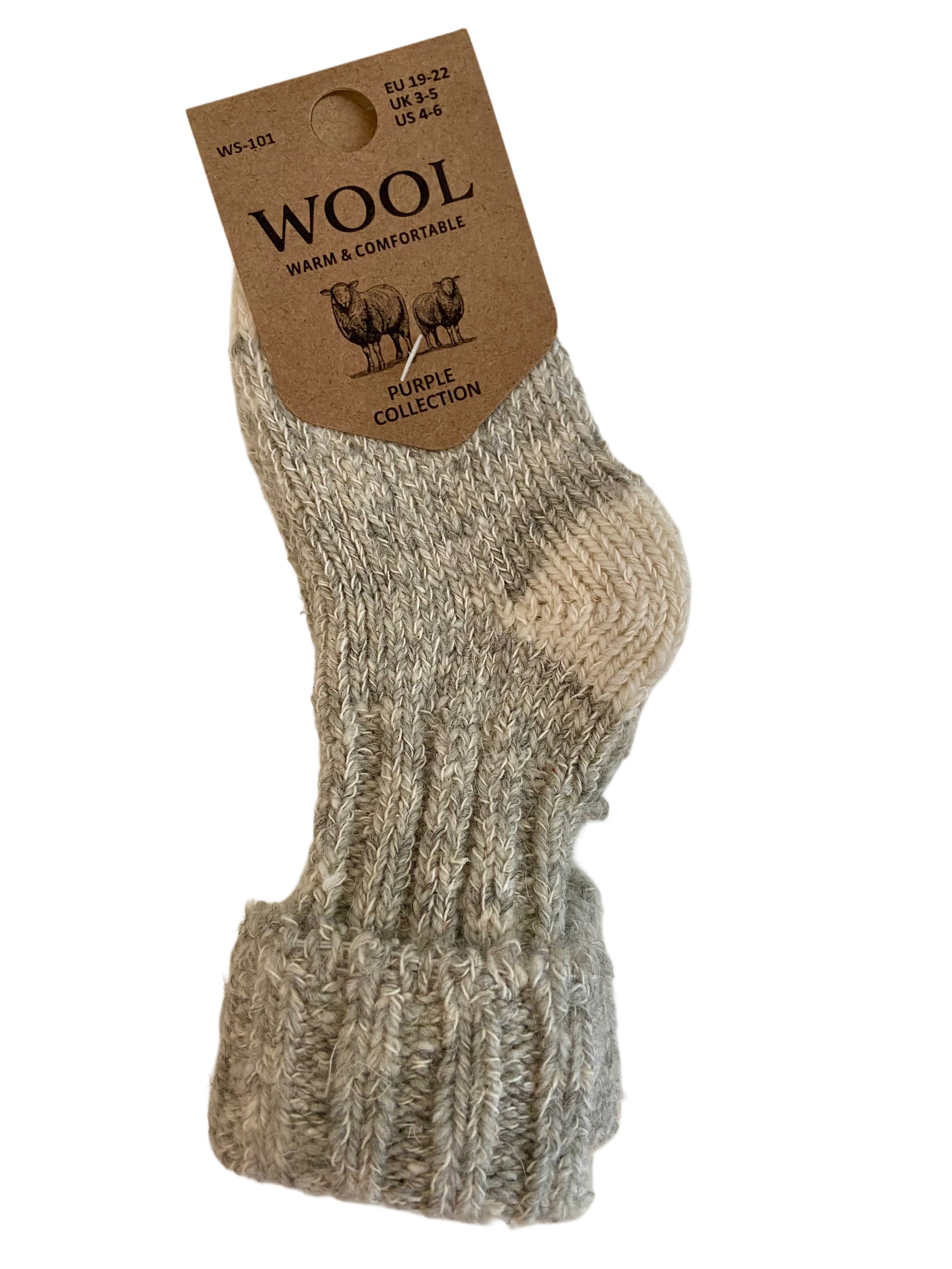 Baby/Kinder Norweger-Socken mit Wolle