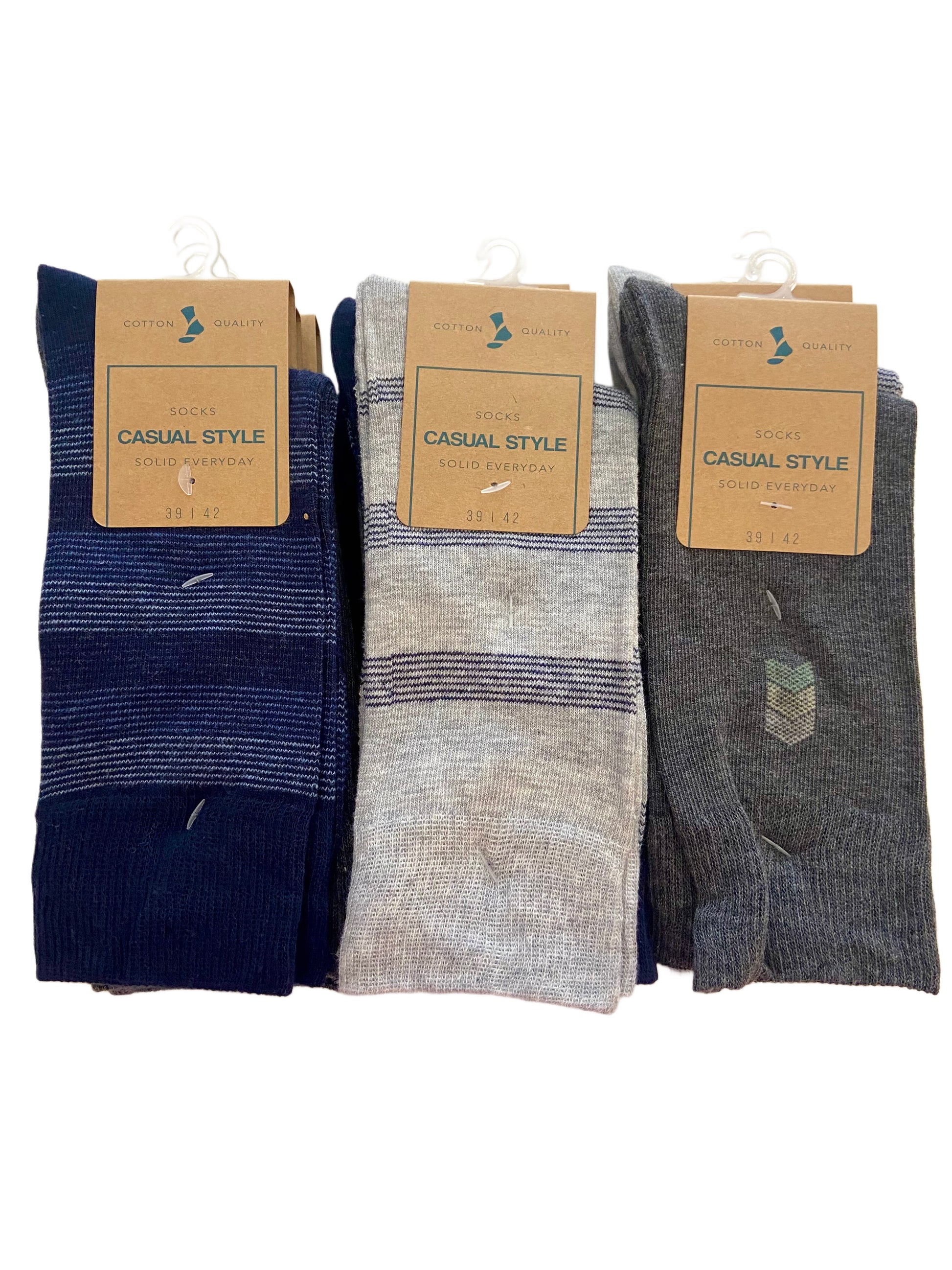 Herrensocken Casual, 3er Pack