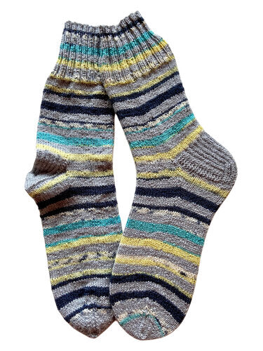 Handgestrickte Socken, Gr. 42/43