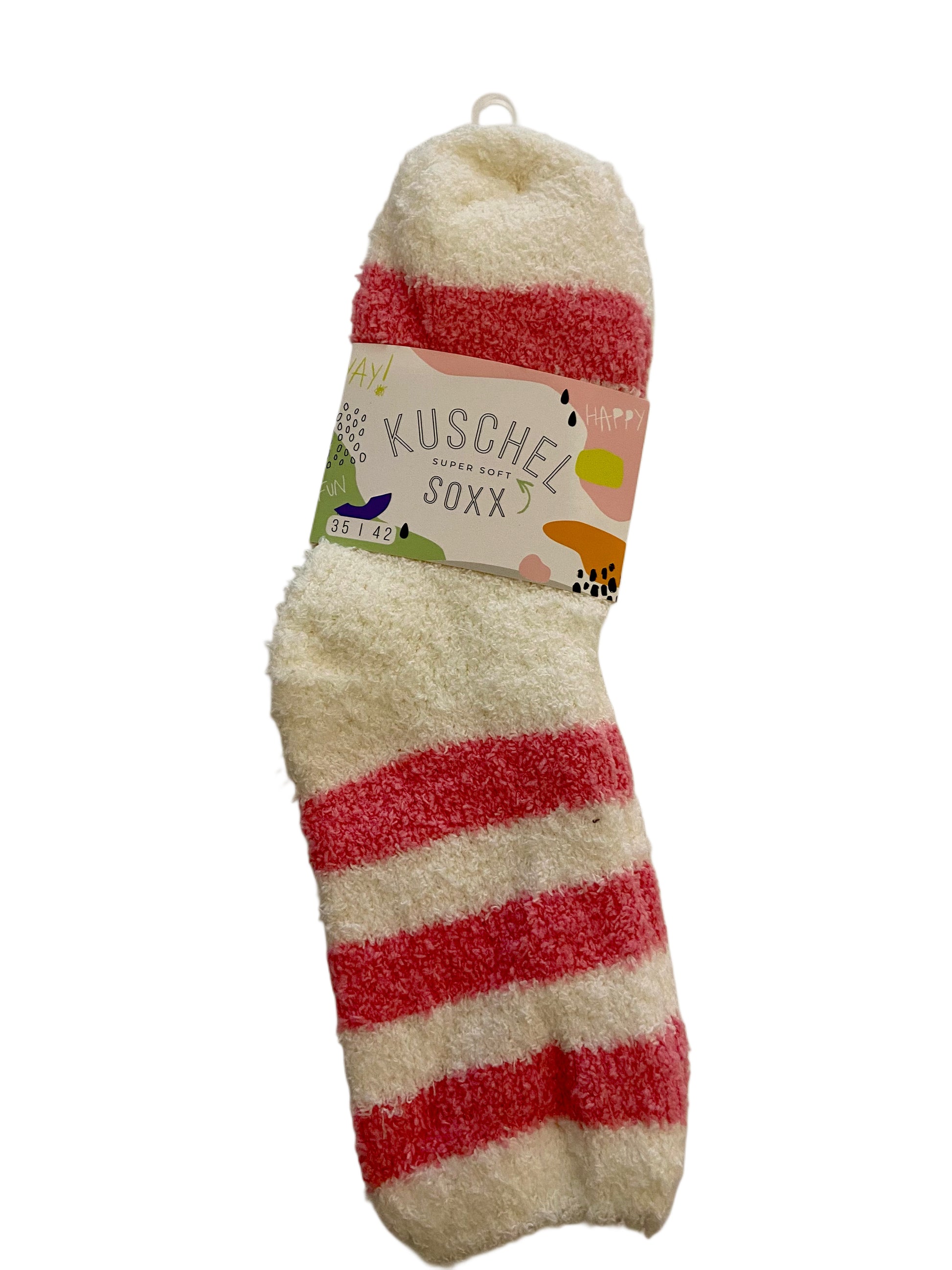 Kuschelsocke Ringel, 2er Pack