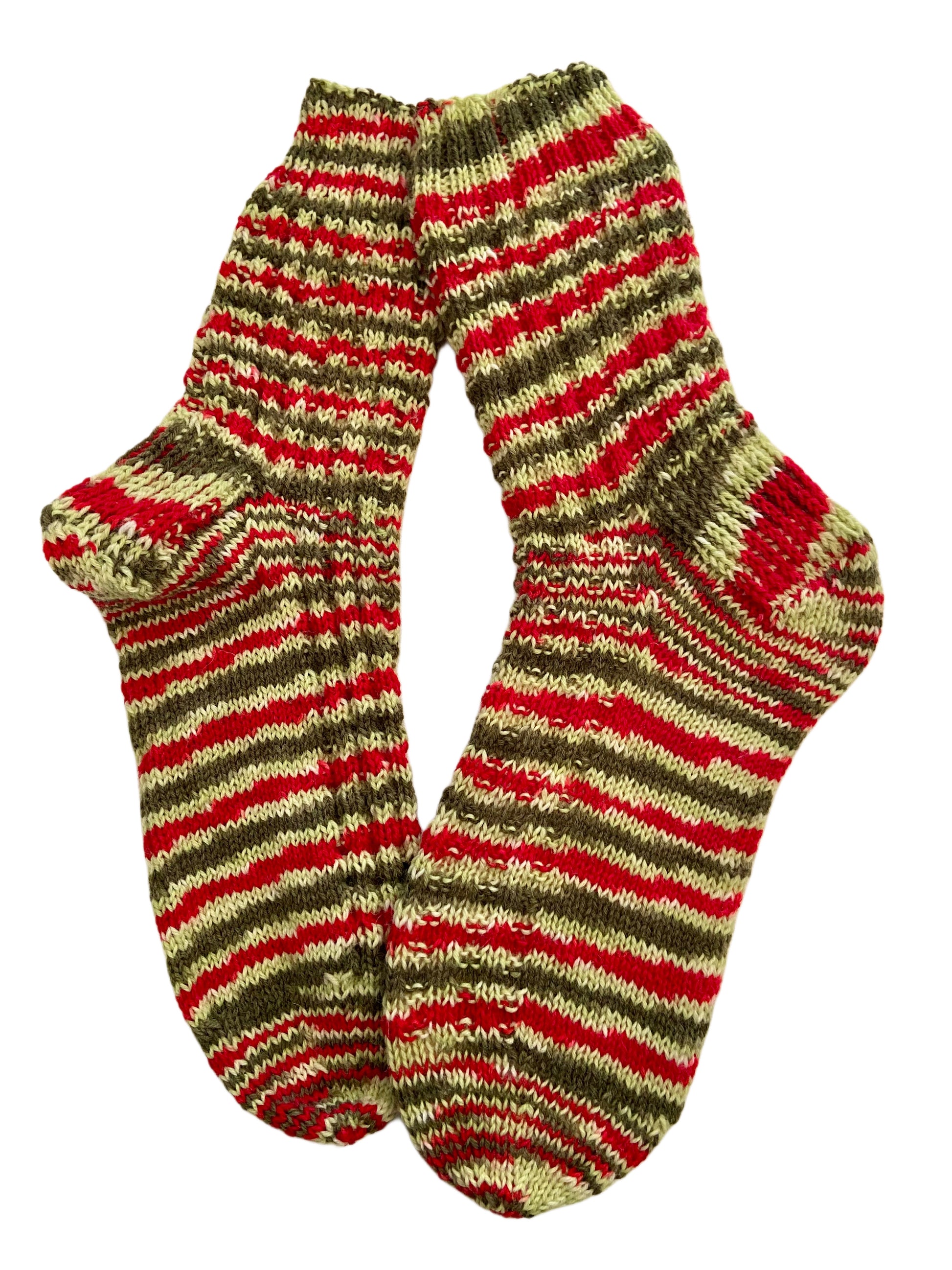 Handgestrickte Socken, Gr. 41/42