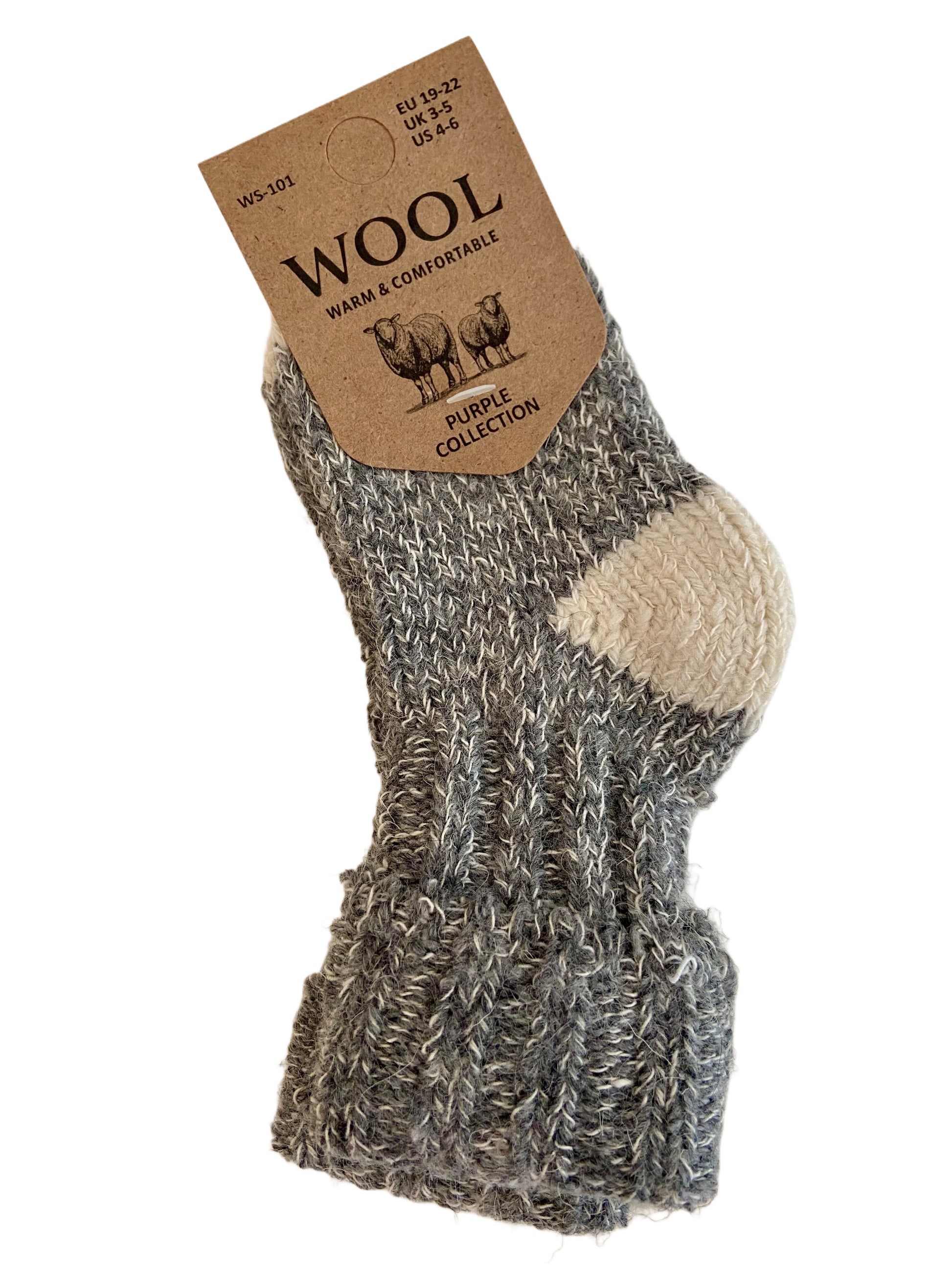 Baby/Kinder Norweger-Socken mit Wolle