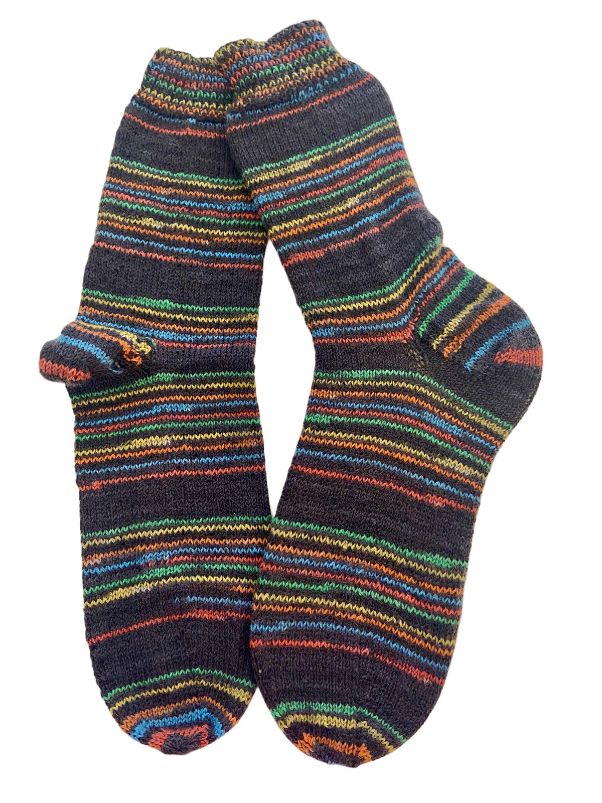 Handgestrickte Socken, Gr. 46/47