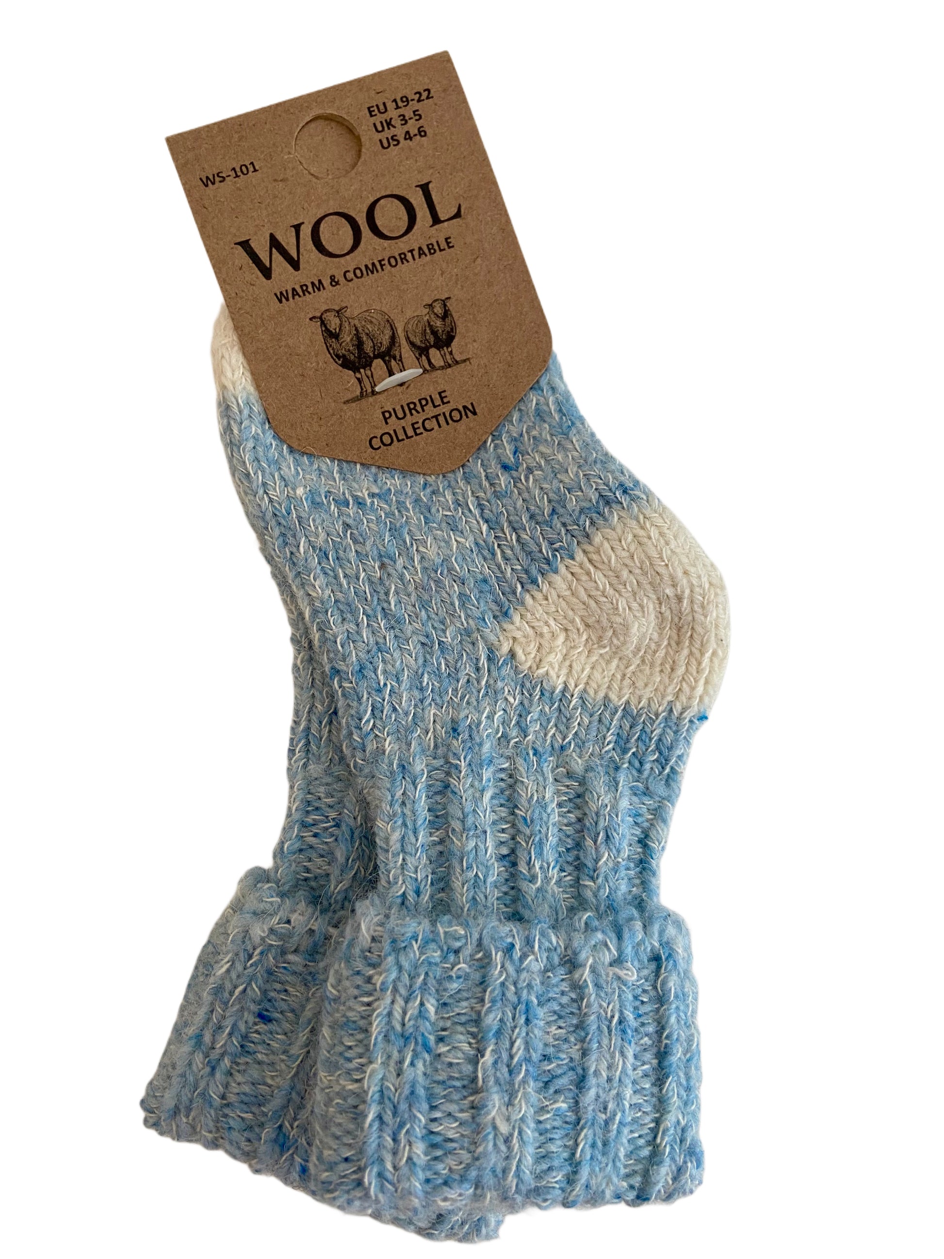 Baby/Kinder Norweger-Socken mit Wolle