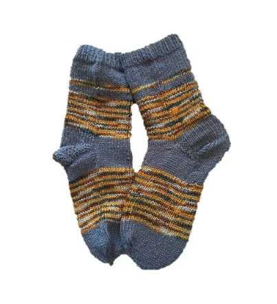 Handgestrickte Socken, 2. Wahl, Gr. 36/37