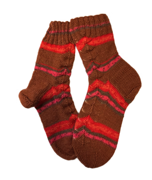 Handgestrickte Socken, Gr 36/37