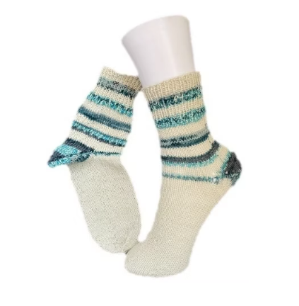 Handgestrickte Socken, Gr. 36/37