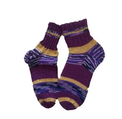 Handgestrickte Socken, Gr. 36/37