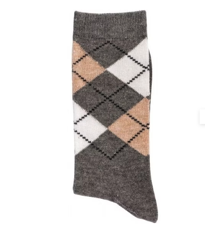 Karo-Socken mit Alpaka