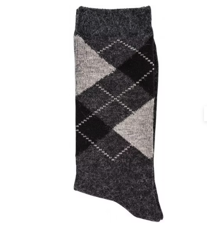 Karo-Socken mit Alpaka