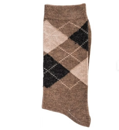 Karo-Socken mit Alpaka