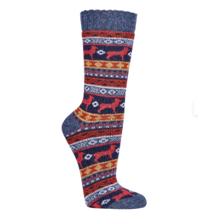 Socken "Peru" Mit Merino- und Alpakawolle