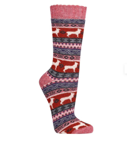 Socken "Peru" Mit Merino- und Alpakawolle