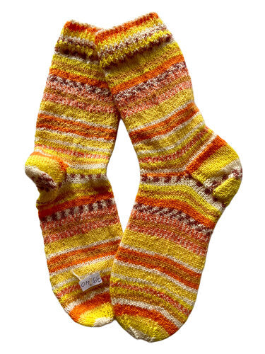 Handgestrickte Socken, Gr. 39/40
