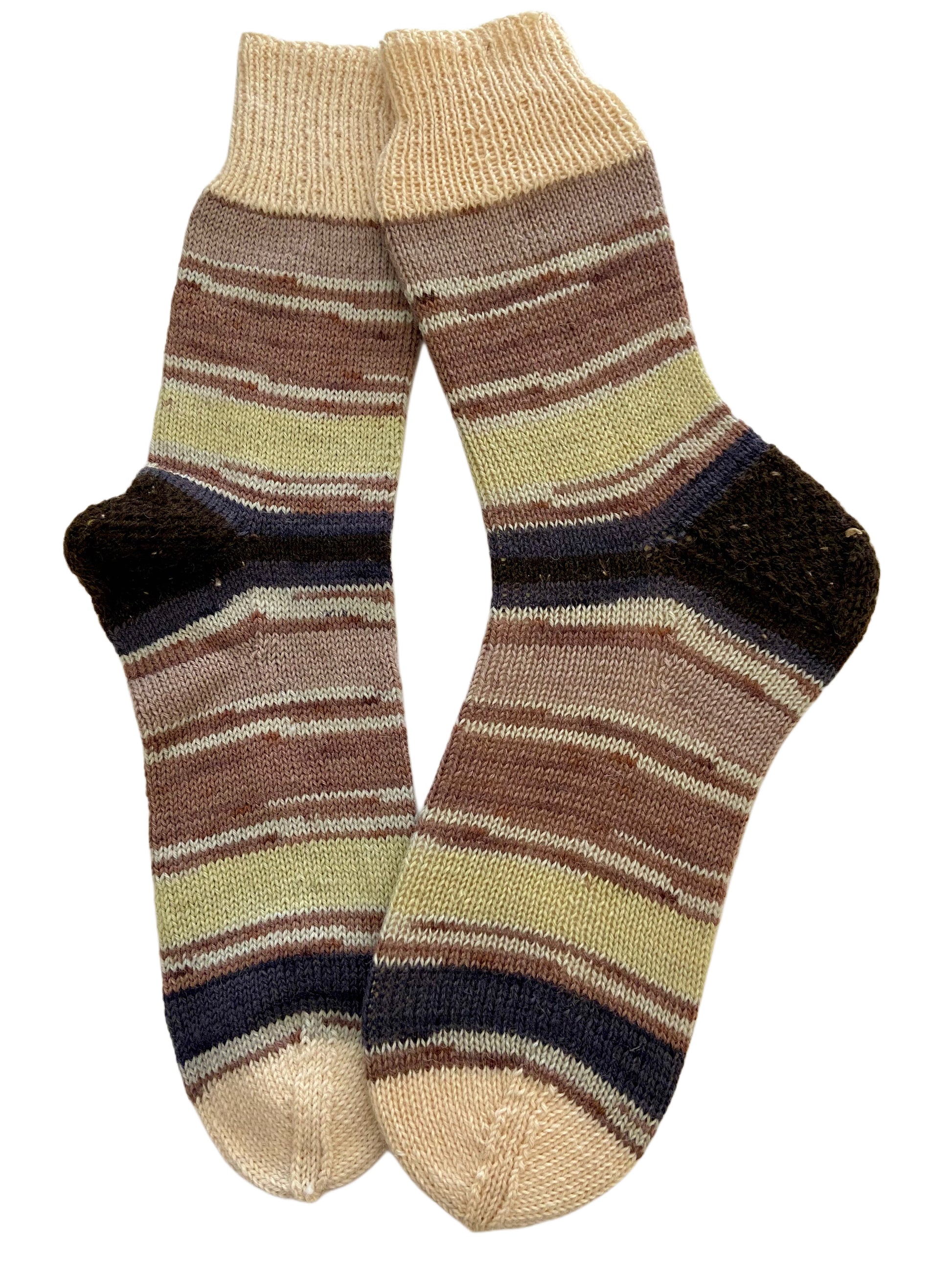 Handgestrickte Socken, Gr. 42/43