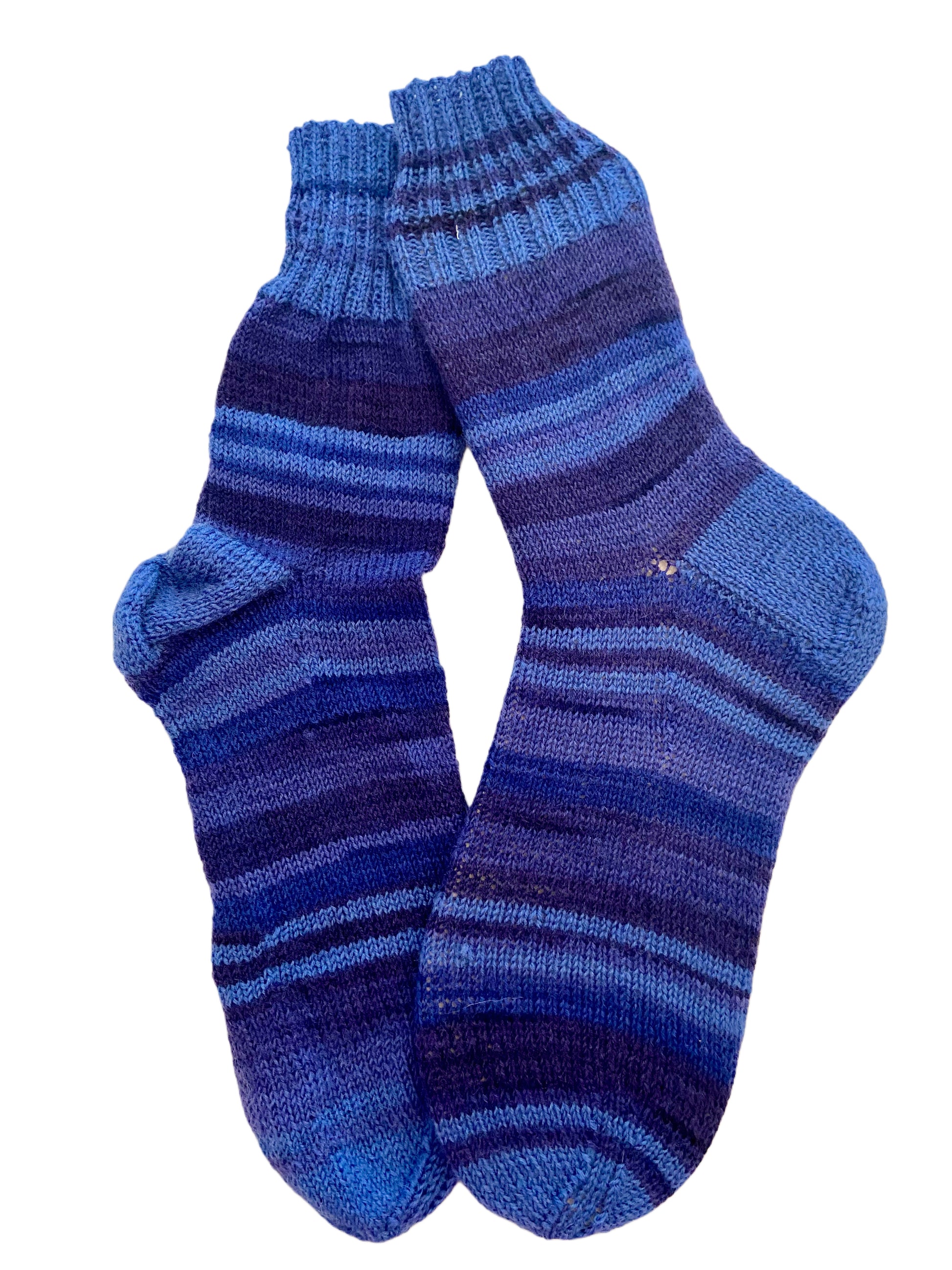 Handgestrickte Socken, Gr. 40/41