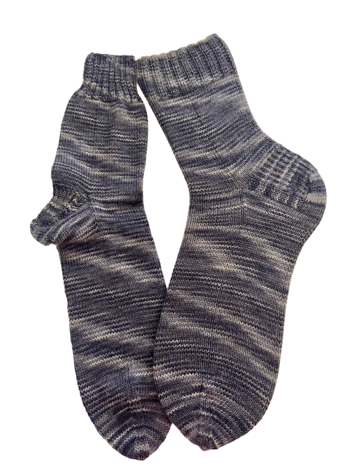 Handgestrickte Socken, Gr. 46/47