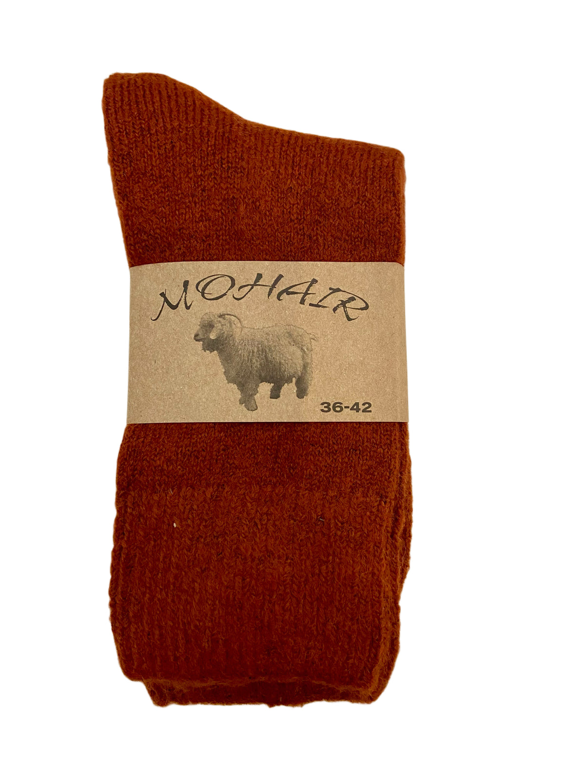 Damensocken Mohair natur, One Size (Gr. 36-42)