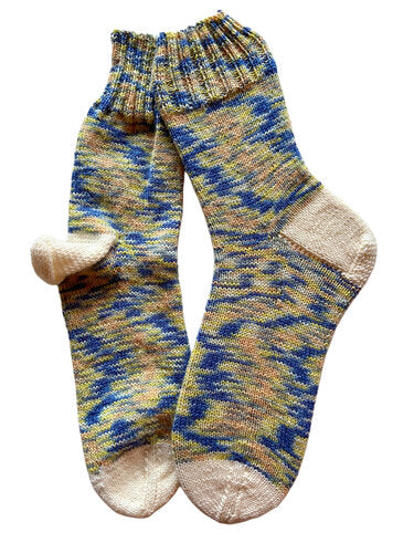 Handgestrickte Socken, Gr. 42/43