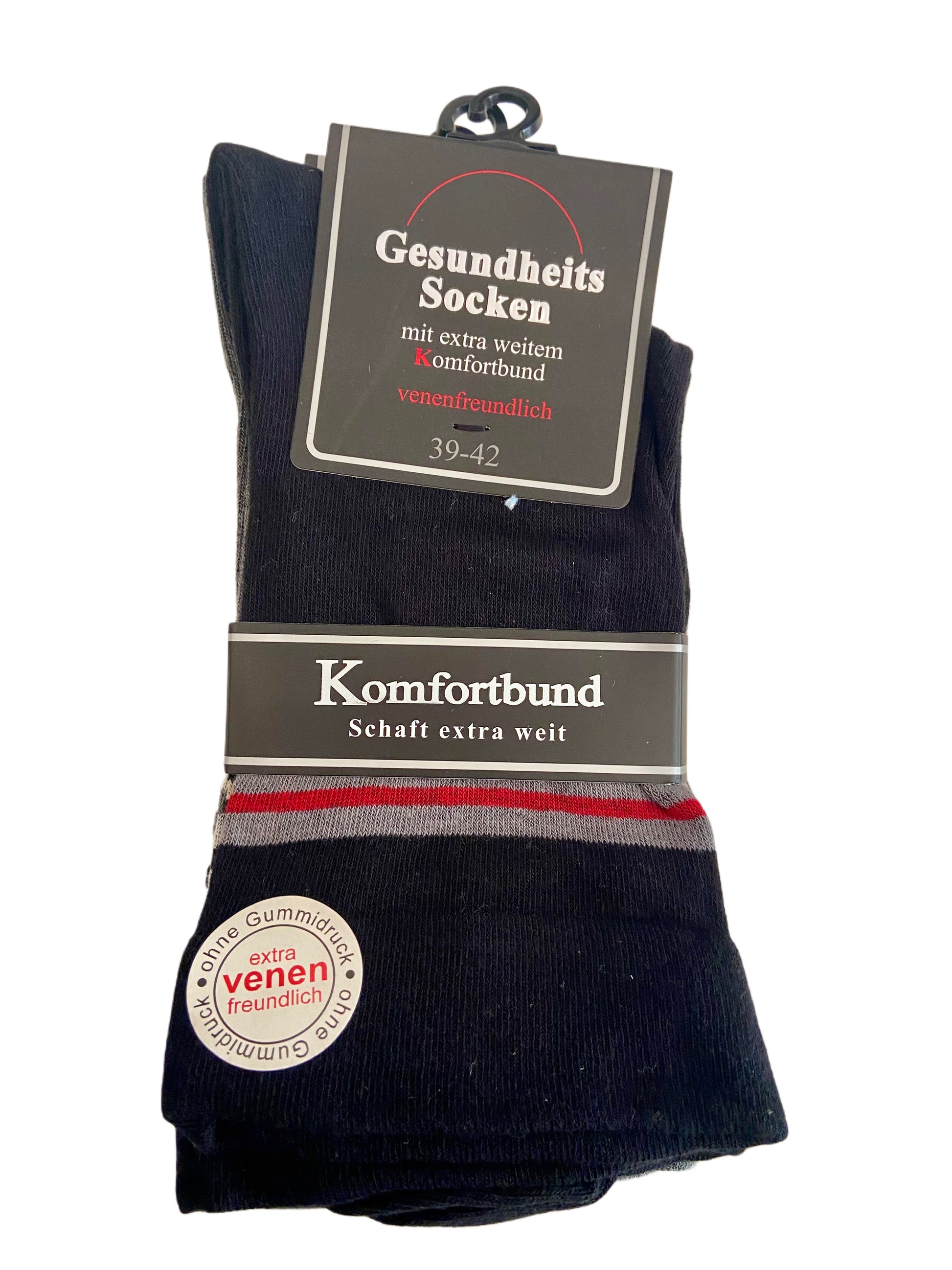 Gesundheitssocken, ohne Gummi, 3er Pack