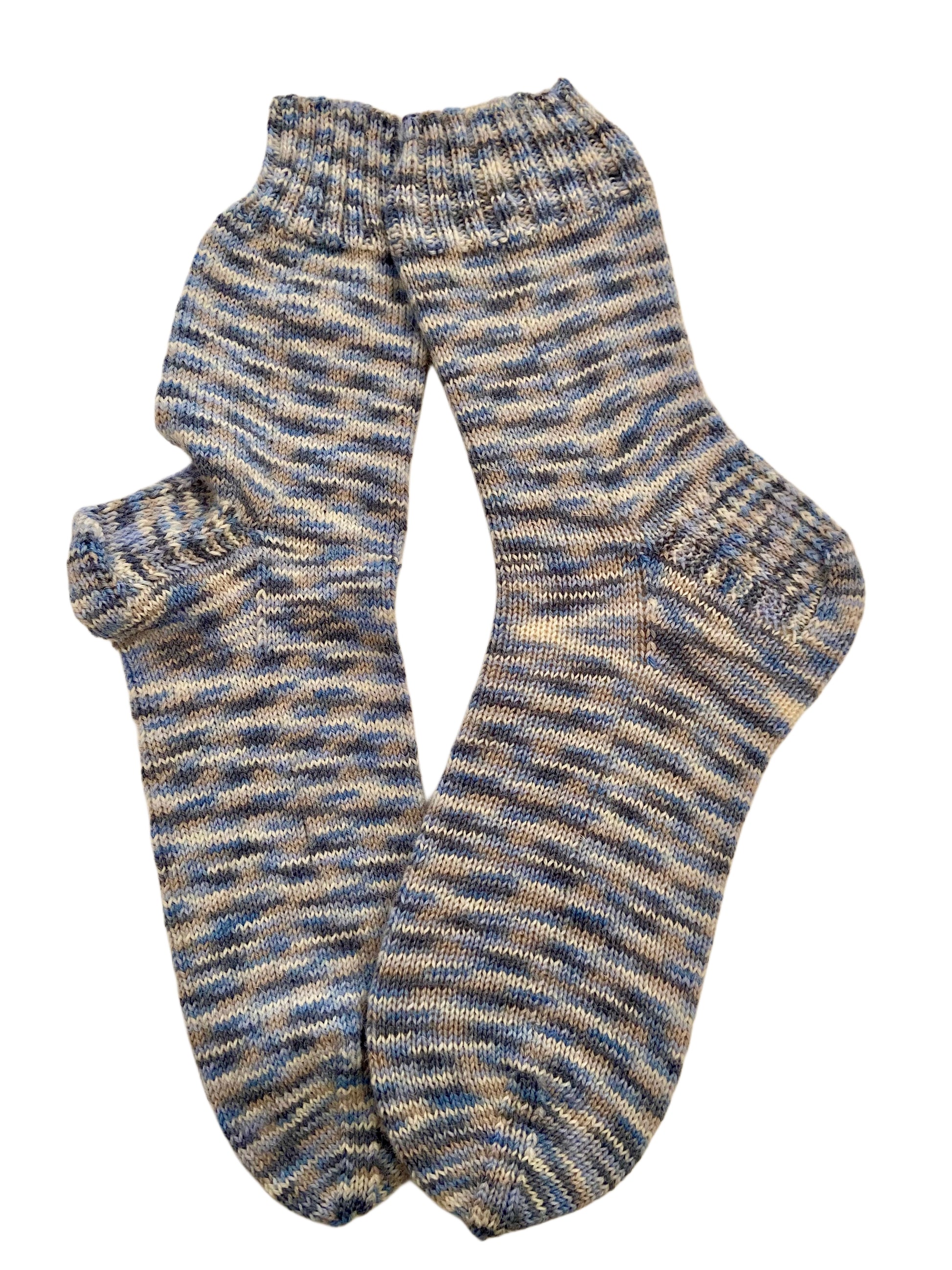 Handgestrickte Socken, Gr. 43/44