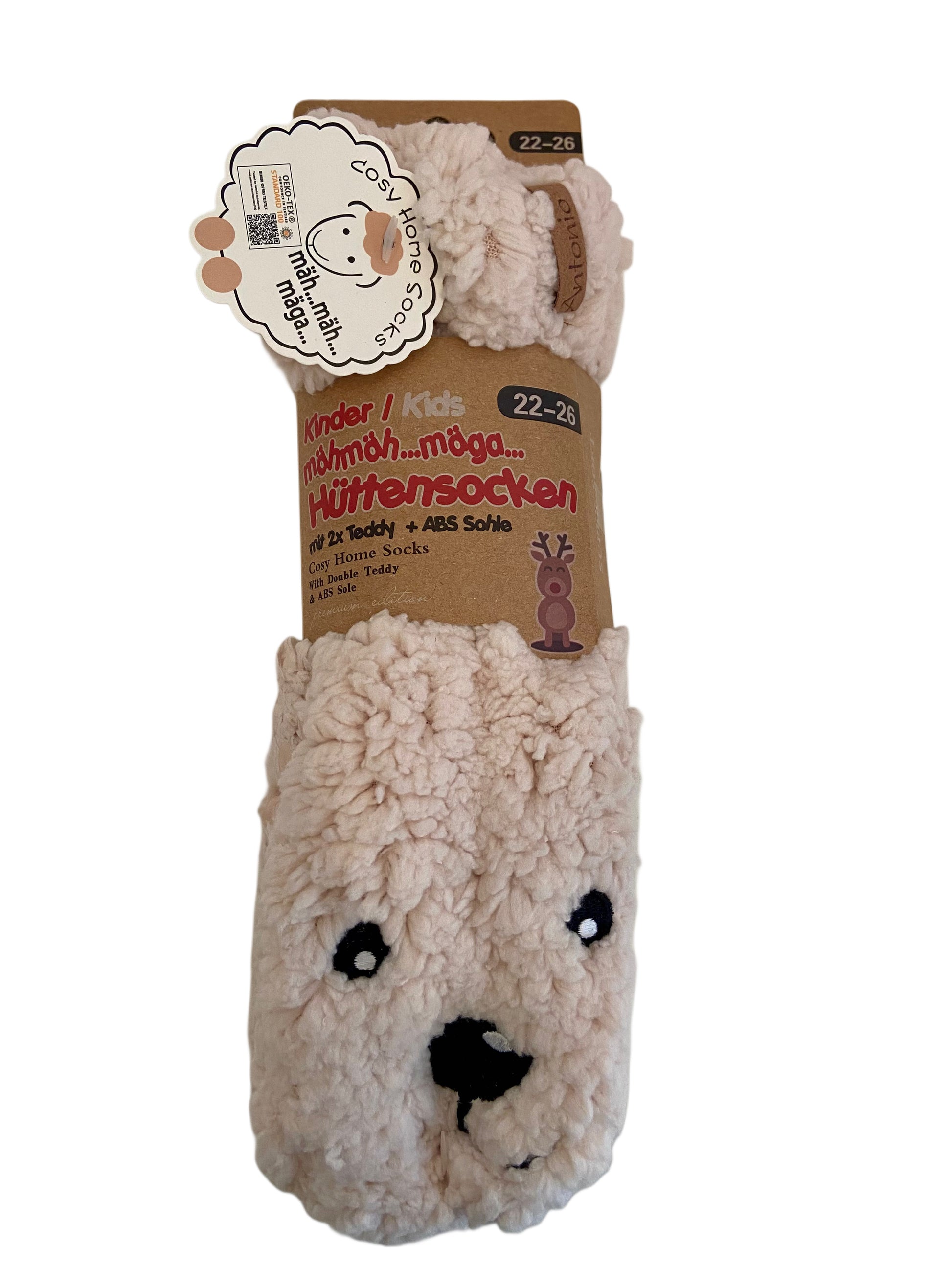 Kinder Hüten-Socken Tier Gesicht mit ABS