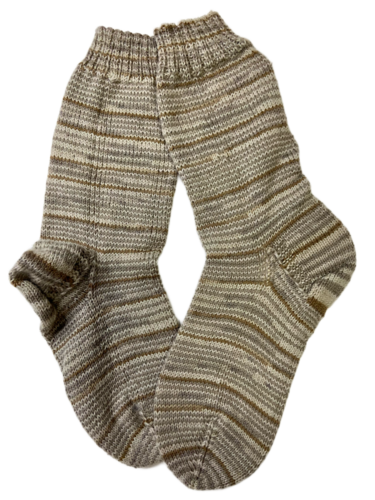 Handgestrickte Socken, Gr. 40/41